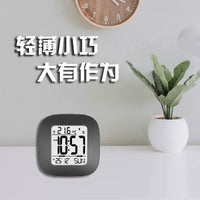 Emet Multi-functional Digital Alarm Clock with Backlight, Temperature Display, and Night Light