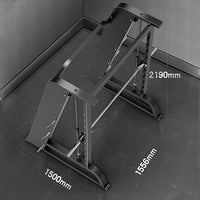 Multi-functional Squat Rack Weightlifting Fitness Equipment for Glute Training Commercial Smith Machine Bench Press with Plate Storage