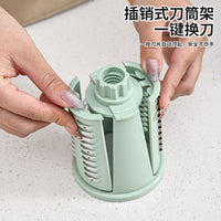 Manual Ice Shaver Machine for Home Use - Hand-Crank Ice Crusher for Summer Drinks and Shaved Ice