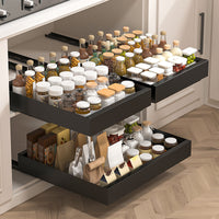 Pull-Out Under-Sink Cabinet Organizer Rack for Kitchen Storage
