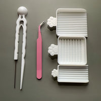 Perler Bead Tool Kit with Cat Paw Stand and Tweezers for 2.6mm Beads