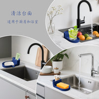 Silicone Soap Dish with Drainage for Bathroom and Travel
