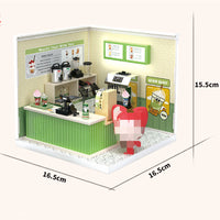 DIY Miniature Dollhouse Kit with Furniture and LED Lights, 3D Wooden Model Craft for Adults and Teens