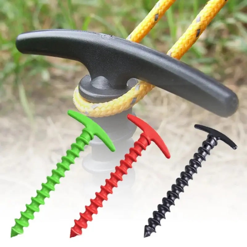 Lightweight Nylon Tent Stakes for Outdoor Camping and Snow/Mud Ground