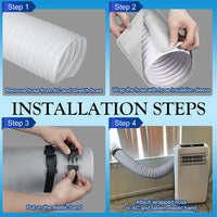 Portable AC Exhaust Hose Insulation Cover Dustproof Heat Shield