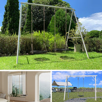 Indoor/Outdoor Swing Chair for Kids & Adults - Balcony Leisure Hanging Seat
