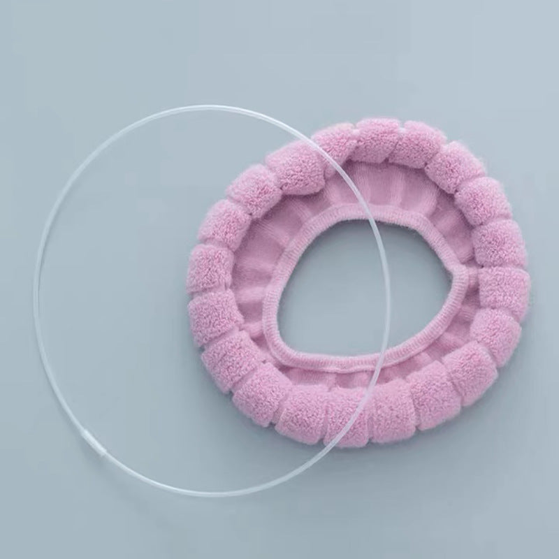 Toilet Seat Cushion Plastic Tube Replacement Support Rod for Knitted Toilet Seat Covers