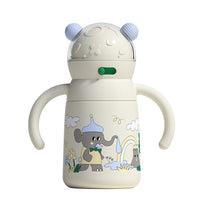 Taoqibaby Insulated Baby Sippy Cup with Straw and Duckbill Nipple for Toddlers