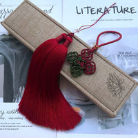 Chinese Knot Tassel Ornament with Four Coins for Festive Decoration and Gifts