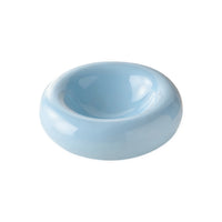 Donut Ceramic Pet Bowl for Cats - Anti-Tip Food and Water Dish