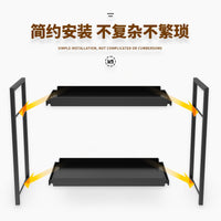 Multi-layer Desktop Storage Rack for Office and Bathroom, Computer Desk Organizer Shelf
