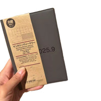 Minimalist Business A7 Pocket Planner Notebook - Portable Mini Journal with High Aesthetic Design