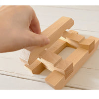 Mortise and Tenon Wooden Puzzle Building Blocks DIY Model Kit for Kids