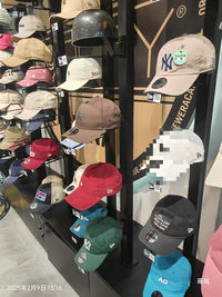 Pegboard Metal Dome Wall Mount Hat Holder for Displaying Baseball Caps, Fisherman Hats, and Helmets