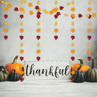 Autumn Maple Leaf Garland for Thanksgiving Wedding Party Decor