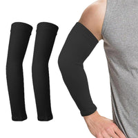 UV Protection Cooling Arm Sleeves for Golf, Cycling, Driving - Unisex Sun Protection Fingerless Ice Silk Sleeves