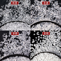 Natural White Crystal Crushed Stone for Demagnetization and Decoration