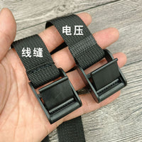 Plastic Buckle Tie-Down Straps for Beach Umbrellas, Purifiers, Cargo, and Luggage