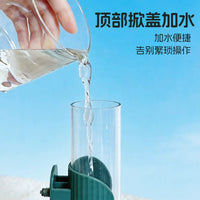 Automatic Bird Water Feeder for Parrots and Small to Medium Birds, Pin-Type Water Dispenser with Flip-Top Refill