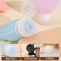 Silicone Travel Bottles for Shampoo, Lotion, and Toiletries - Portable and Leak-Proof
