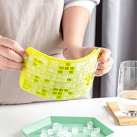 Mini 160-Grid Silicone Ice Cube Tray for Crushed Ice