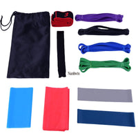 Numbwin 11-Piece Latex Resistance Band Set for Yoga & Fitness