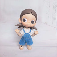 ZSIGA 1/8 Scale OB24 Doll Overalls and Shirt Outfit