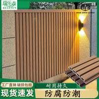 WPC Wood Plastic Composite Wall Panel for Outdoor Decking and Garden Landscaping