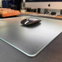 Tempered Glass Gaming Mouse Pad, Smooth Integrated Design, Explosion-Proof