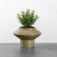 Nordic Geometric Ceramic Planter for Indoor Plants and Succulents