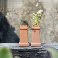 Mini Terracotta Succulent Planters - Breathable Clay Pots for Small Plants & Garden Decor