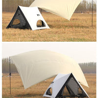 Portable Hexagonal Pop-Up Camping Tent with UV Protection for Outdoor Beach Park