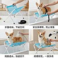 Pet Grooming Hammock for Cats and Dogs - Bathing and Nail Trimming Restraint Stand