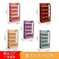 Kids Supermarket Shelf Play Toy Miniature Food Dollhouse Mini Snack Display Rack Model