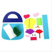 Kids' DIY Non-Woven Sewing Craft Kit - Cartoon 3D Puzzle Educational Toy for Preschoolers