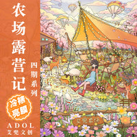 Aido 4.0 Series 3D Miniature Scene Stickers with Cold Lamination, DIY Craft Kit for Stress Relief and Educational Play