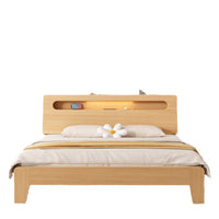 Solid Wood Bed Frame for Adults and Children - Various Sizes for Home or Rental - Master Bedroom Furniture
