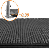 Waterproof Non-Slip EVA Cat Litter Mat with Detachable Washable Magic Tape Edges