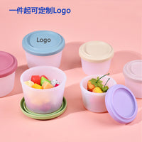 Silicone Baby Food Storage Container Freezer Safe Snack Fruit Box with Lid