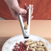 Stainless Steel Peanut Sheller Tool for Quick Nut Cracking