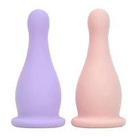 Silicone Cupping Set for Face - Facial Vacuum Suction Cups for Beauty Salon, Soft Rubber Scraping Massage for Lifting