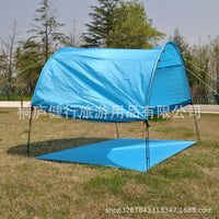 Beach Camping Outdoor Sun Shelter Tent with Integrated Ground Mat for Fishing