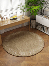 Round Chair Mat for Hard Floors, Non-Slip Floor Protector for Office, Gaming, and Study Chairs