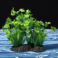 Artificial Four-Leaf Clover Potted Plant for Desktop Decor