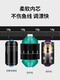 Silicone Space Bean Fishing Line Stopper Set for Recreational Fishing