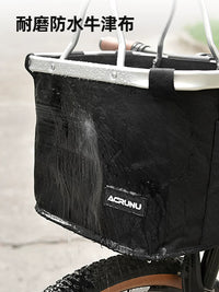 Airlun Quick Release Bicycle Basket for Mountain Bikes & Pets - Waterproof Front Folding Hanging Basket