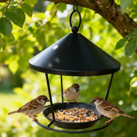 Hanging Iron Ring Bird Feeder for Outdoor Garden Decoration
