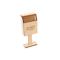 Miniature Mailbox Model 1:12 Scale for OB11 Dollhouse Christmas Decor
