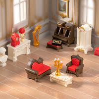 Miniature European Style Dollhouse Furniture and Decor Accessories