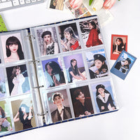 A4 9-Pocket Photo Album Pages for 3-inch Cards, Large Capacity Refill Sleeves